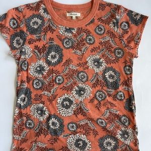 Madewell Floral T Shirt Size M